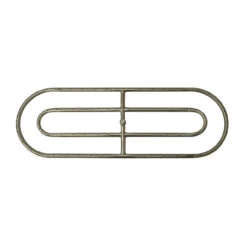 The Outdoor Plus Stainless Steel Double Racetrack Gas Fire Pit Burner