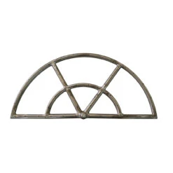 The Outdoor Plus Stainless Steel Half Moon Gas Fire Pit Burner