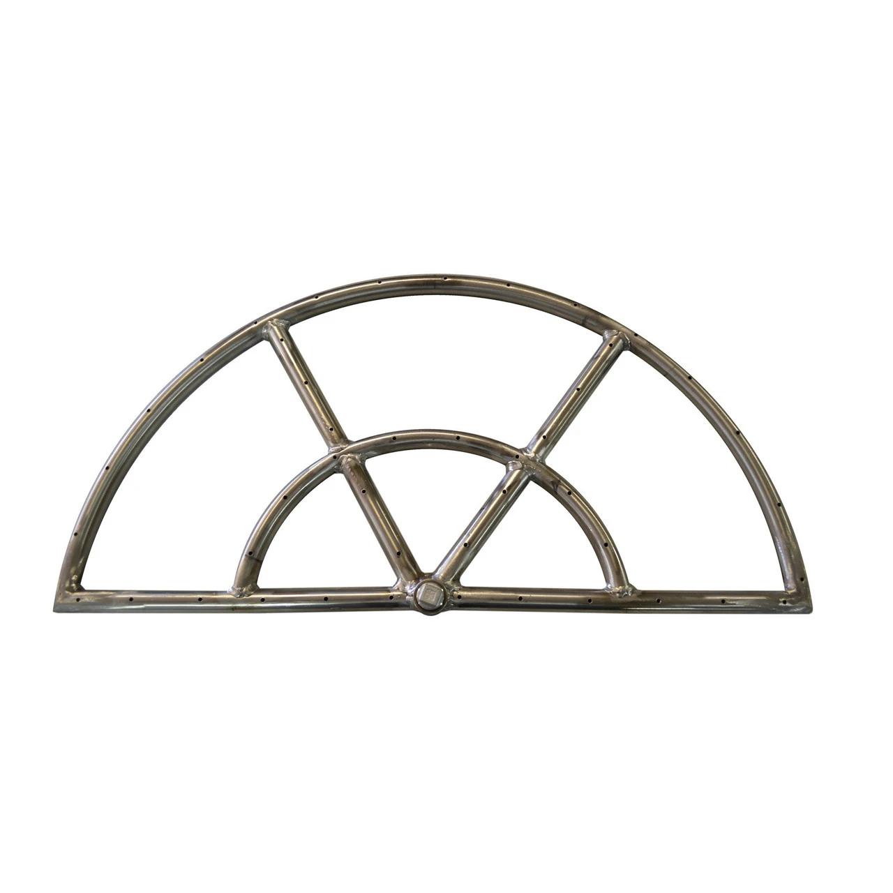 The Outdoor Plus Stainless Steel Half Moon Gas Fire Pit Burner 1 The Outdoor Plus Stainless Steel Half Moon Gas Fire Pit Burner