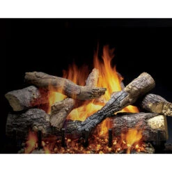 24" Grand Oak Log Set (3 Tier) | Majestic