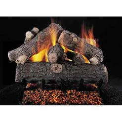 Rasmussen 24" Prestige Oak Ceramic Log Set - Single Face