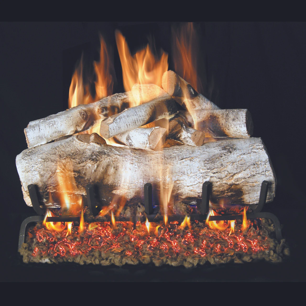 Real Fyre Designer Mountain Birch Gas Log Set - 24" 1 Real Fyre Designer Mountain Birch Gas Log Set - 24"