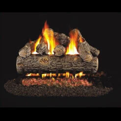 Real Fyre Golden Oak Designer Plus Gas Log Set - 18"