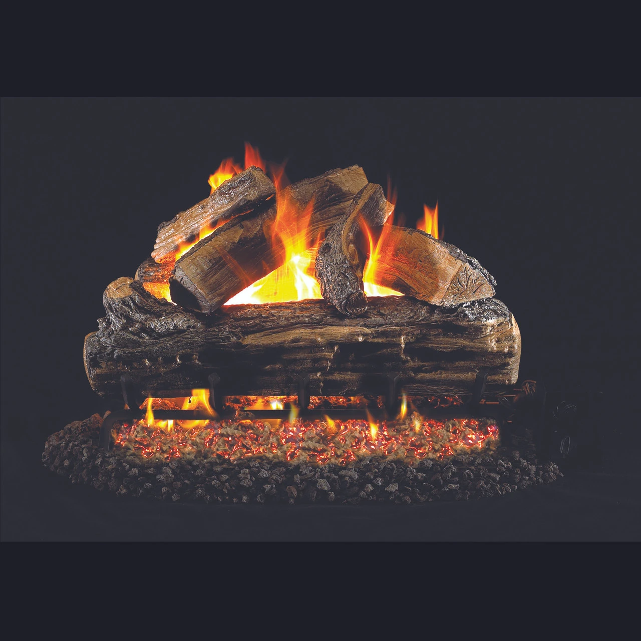 Real Fyre Split Oak Standard Gas Log Set 18" 1 Real Fyre Split Oak Standard Gas Log Set 18"