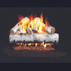 Real Fyre Designer White Birch Gas Log Set 24"
