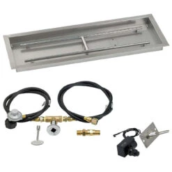 36" X 12" Rectangular Drop-In Pan With Spark Ignition Kit Propane