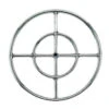 18" Double Ring Burner - Stainless Steel W/ 1/2" Inlet