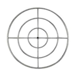 36" Triple Ring Burner - Stainless Steel 3/4" Inlet