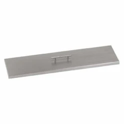 Linear Fire Pit Pan Cover - Stainless Steel