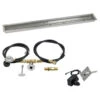 60" X 6" Linear Channel Drop-In Pan With Spark Ignition Kit - Propane - By American Fireglass