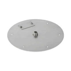 Stainless Steel Flat Pan - Round (1/2" Nipple)