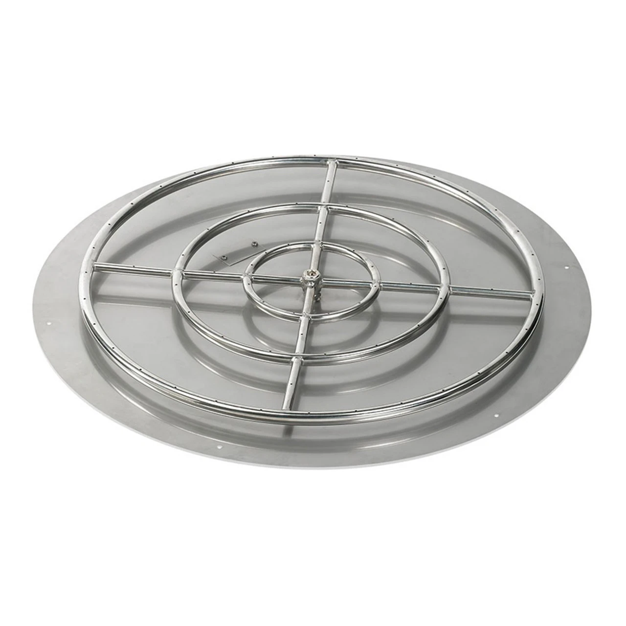 36" Round Flat Pan With Spark Ignition Kit (30" Ring) - Natural Gas - By American Fireglass - SS-RFPKIT-N-36H 2 36" Round Flat Pan With Spark Ignition Kit (30" Ring) - Natural Gas - By American Fireglass - SS-RFPKIT-N-36H - Image 2