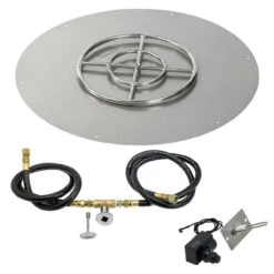 36 Inch Round Flat Pan Spark Ignition Kit (24 Inch Ring) - Natural Gas