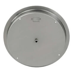 Stainless Steel Drop-In Fire Pit Pan - Round (1/2" Nipple) -Home Fire Pit SS RSP 19 bottom 20536.1562628349