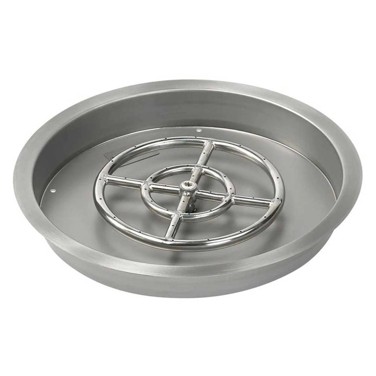 19" Round Drop-In Pan With Spark Ignition Kit - Natural Gas - By American Fireglass 2 19" Round Drop-In Pan With Spark Ignition Kit - Natural Gas - By American Fireglass - Image 2