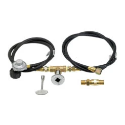 25" Round Drop-In Pan With Spark Ignition Kit (18" Fire Pit Ring) - Propane - By American Fireglass - SS-RSPKIT-P-25 -Home Fire Pit SS RSPKIT P 25 2 35037 05761.1561158359