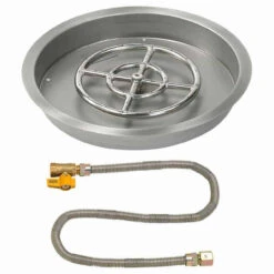 Drop-In Pan With Match Light Kit - Round