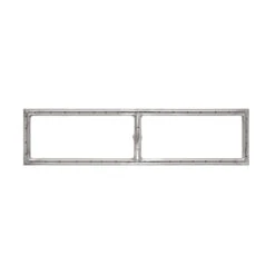 The Outdoor Plus Stainless Steel Rectangle Gas Fire Pit Burner