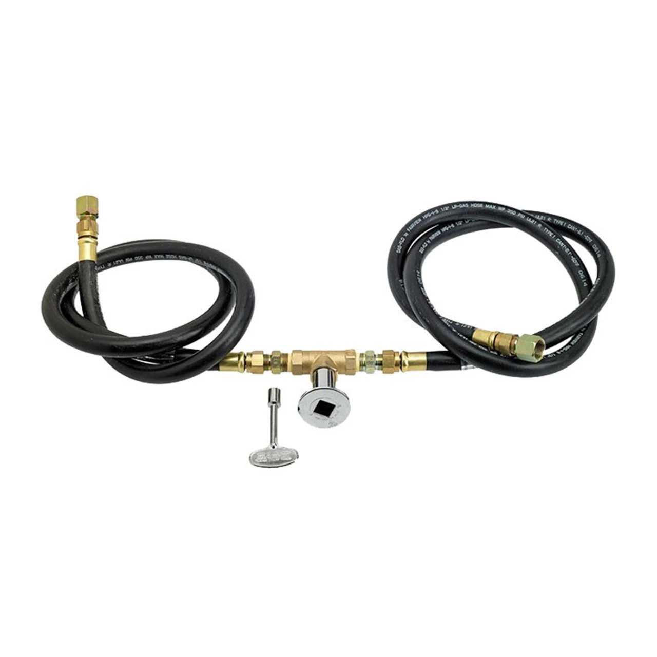 24" Square Drop-In Pan With Spark Ignition Kit (18" Fire Pit Ring) Natural Gas - By American Fireglass - SS-SQPKIT-N-24 3 24" Square Drop-In Pan With Spark Ignition Kit (18" Fire Pit Ring) Natural Gas - By American Fireglass - SS-SQPKIT-N-24 - Image 3