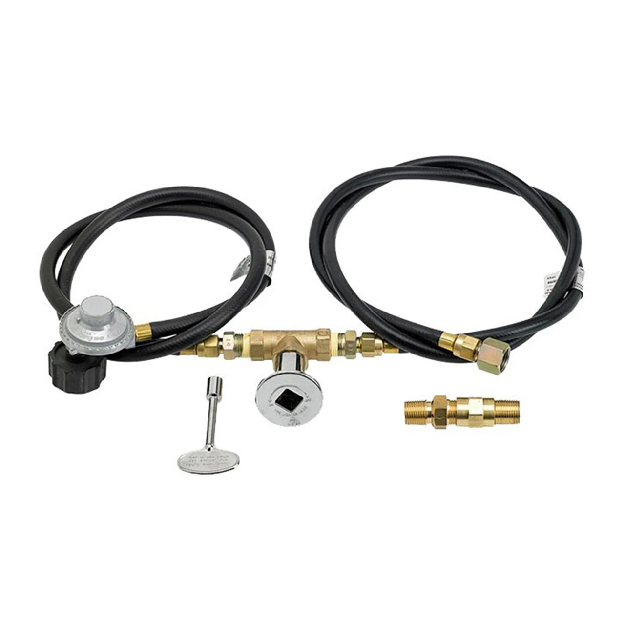 30" Square Drop-In Pan With Spark Ignition Kit (18" Fire Pit Ring) Propane - By American Fireglass - SS-SQPKIT-P-30 3 30" Square Drop-In Pan With Spark Ignition Kit (18" Fire Pit Ring) Propane - By American Fireglass - SS-SQPKIT-P-30 - Image 3