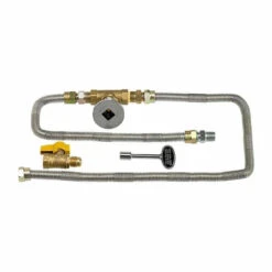 Square Drop-In Pan With S.I.T. System - Stainless Steel -Home Fire Pit SS SQPSIT N gas line 55362.1562626692