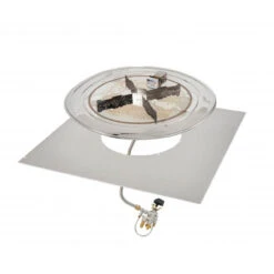 Square Crystal Fire Plus Gas Burner Insert And Plate Kit BP24S-A| The Outdoor Greatroom
