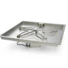 18" Square Bowl Pan Penta Burner Fire Pit Insert - Electronic Ignition - HPC