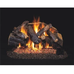 Real Fyre 36-inch Charred Majestic Oak Standard Gas Log Set