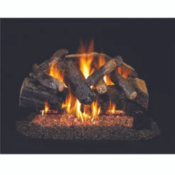 Real Fyre 24-inch Charred Majestic Oak Standard Gas Log Set