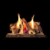 30" Campfire Fiber Gas Log Set W/SS Burner And Hearth Kit (Natural Gas) | Majestic