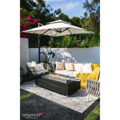 Elementi Plus Varna Marble Porcelain Fire Table -Home Fire Pit VPdluRk2 18610.1658504610