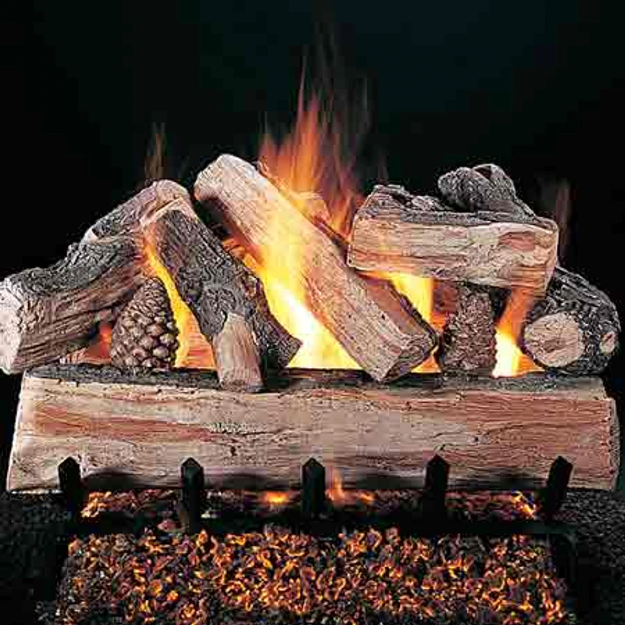 Rasmussen 24" CrossFire Ceramic Log Set - Single Face 1 Rasmussen 24" CrossFire Ceramic Log Set - Single Face