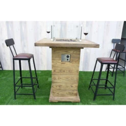 Elementi Rova Bar Fire Table 34" X 34" 5 Elementi Rova Bar Fire Table 34" X 34" -Home Fire Pit YKuqEkOA 63438.1656623886