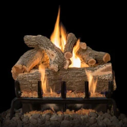 Arizona Weathered Oak Vented See Through Gas Log Set | Grand Canyon Gas Logs -Home Fire Pit azwo21 3 full 70040.1648039637.1280.1280 55378.1648736780