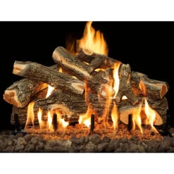 Arizona Weathered Oak Vented See Through Gas Log Set | Grand Canyon Gas Logs -Home Fire Pit azwo30 full 93503.1648039643.1280.1280 05640.1648736780
