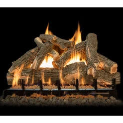Arizona Weathered Oak Vented Front View Gas Log Set | Grand Canyon Gas Logs -Home Fire Pit azwo36 3 full 73826.1648039639