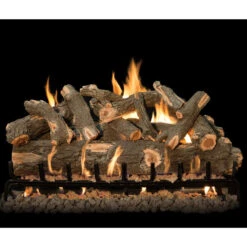 Arizona Weathered Oak Vented See Through Gas Log Set | Grand Canyon Gas Logs -Home Fire Pit azwo42 3 full 38833.1648039640.1280.1280 03819.1648736780