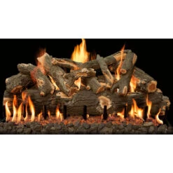 Arizona Weathered Oak Vented See Through Gas Log Set | Grand Canyon Gas Logs -Home Fire Pit azwo42 full 04051.1648039640.1280.1280 93452.1648736780