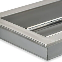 30" X 6"Stainless Steel LinearDrop-in Fire Pit Pan With Electric Ignition System Kit - Liquid Propane - CSA Certified -Home Fire Pit bevel corner edge 4 16433 85049.1561160938