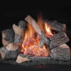 18" C8 Chillbuster Oak Log Set With C8 Double Burner