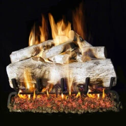 Real Fyre Mountain Birch See Thru Gas Log Set - 24"