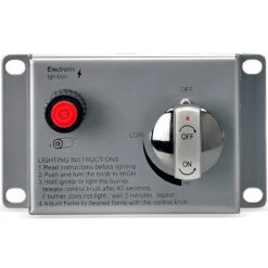 30" X 6"Stainless Steel LinearDrop-in Fire Pit Pan With Electric Ignition System Kit - Liquid Propane - CSA Certified -Home Fire Pit controlpanel3 11 94684 74355.1561160938