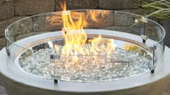 30" Round Glass Guard - GLASS-GUARD-30-R - The Outdoor Greatroom Company