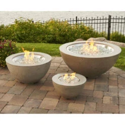Round Crystal Fire Plus Gas Burner CFP-X-K| The Outdoor Greatroom