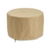 44" Round Vinyl Cover For Circular Fire Pits- Tan CVR42 - The Outdoor GreatRoom Company