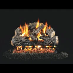 Real Fyre 24-inch Charred Northern Oak Standard Gas Log Set