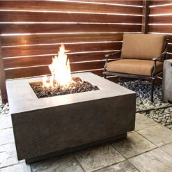 Sausalito Concrete Propane Enclosure 20" X 20" -Home Fire Pit dfsefwesf 68553.1674259746