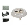 Round Do-it-Yourself Crystal Fire Plus Gas Burner Kit DIY-XRD-K - The Outdoor GreatRoom