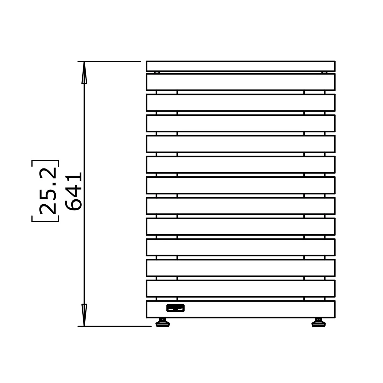 Fire Stool Tank (Teak) - EcoSmart Fire 2 Fire Stool Tank (Teak) - EcoSmart Fire - Image 2