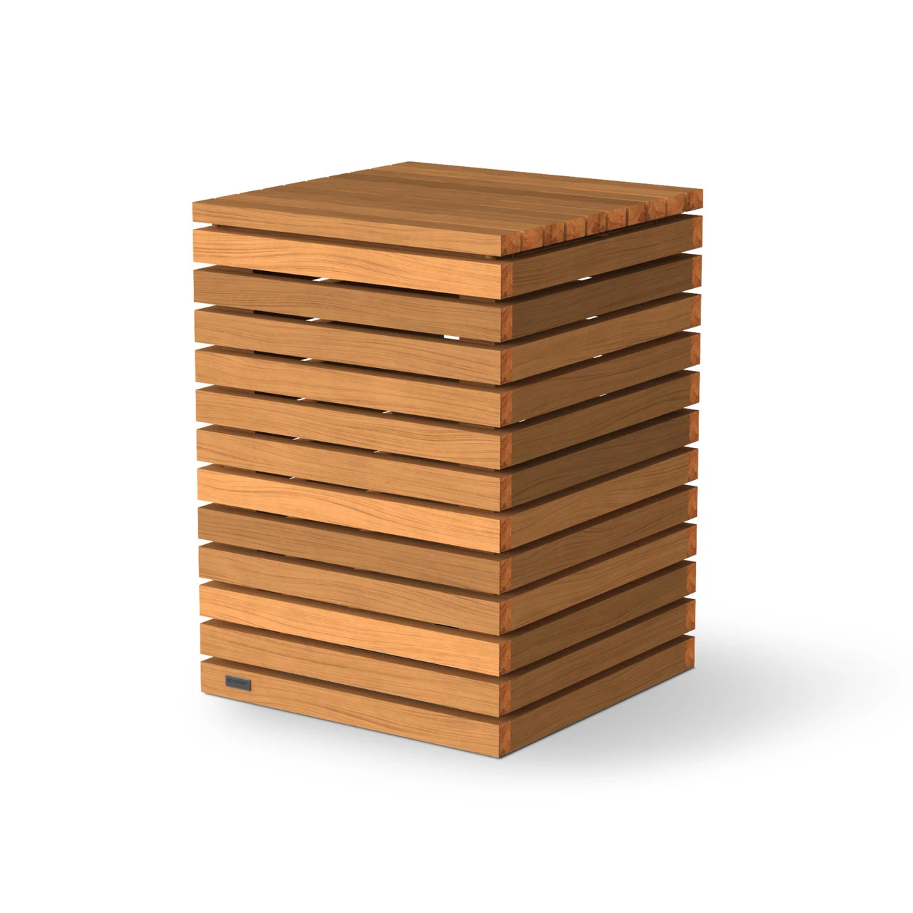 Fire Stool Tank (Teak) - EcoSmart Fire 1 Fire Stool Tank (Teak) - EcoSmart Fire